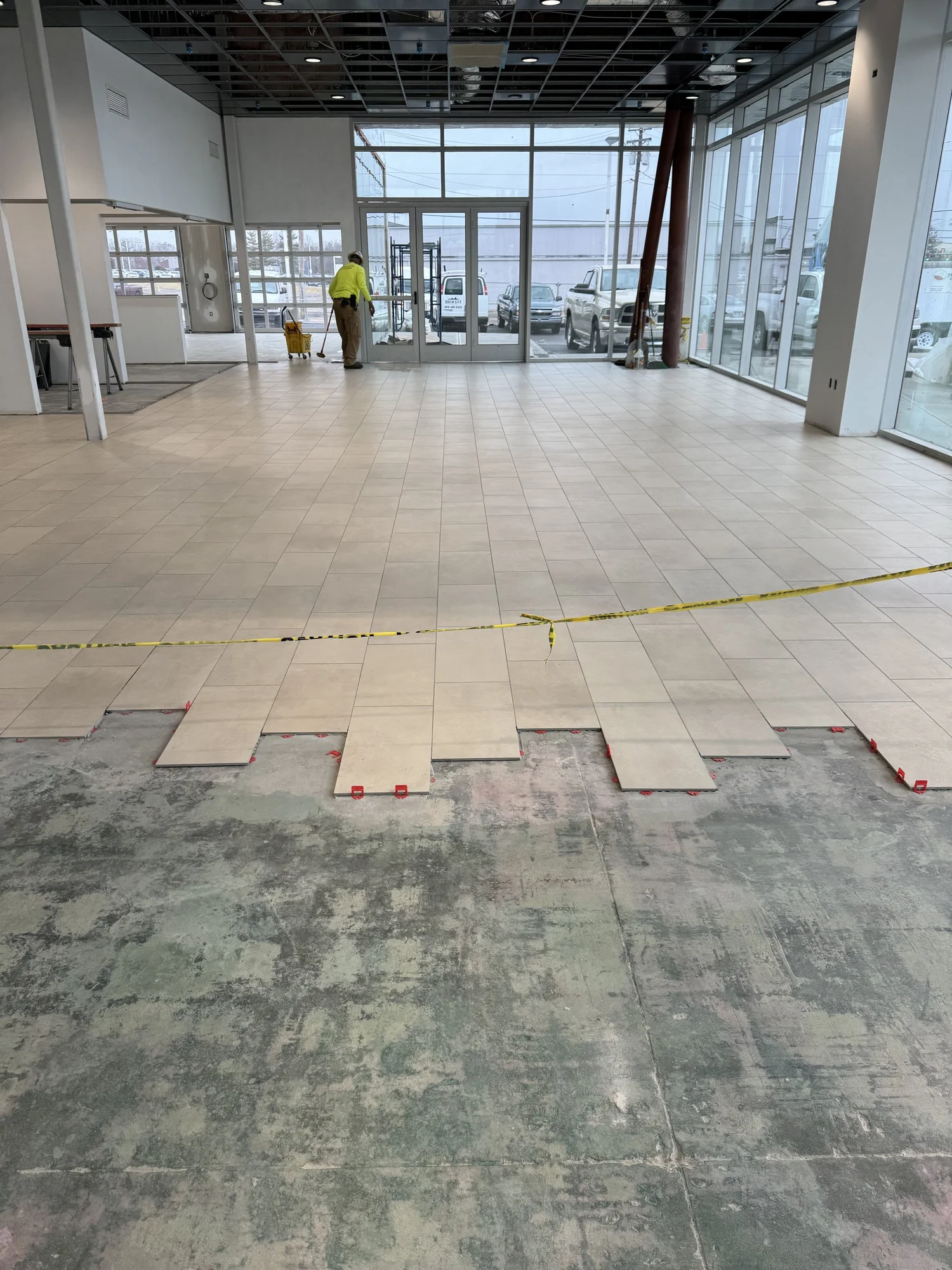 Jeff Wyler Dealership — Floor Install